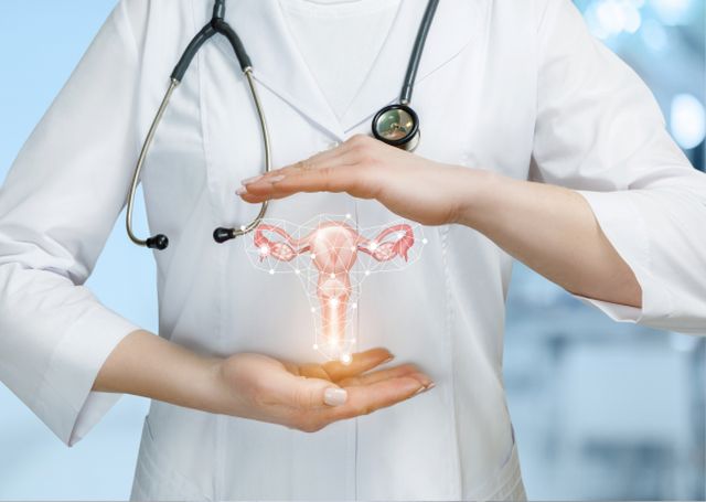 Das Konzept zum Schutz der Gesundheit der weiblichen Gebärmutter.