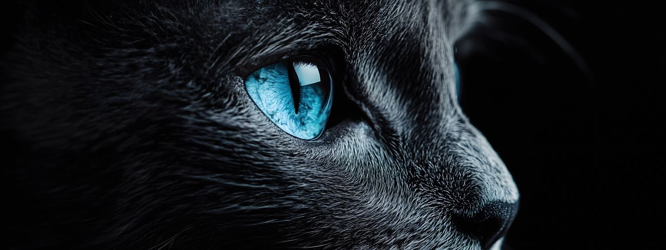 Schwarze Katze