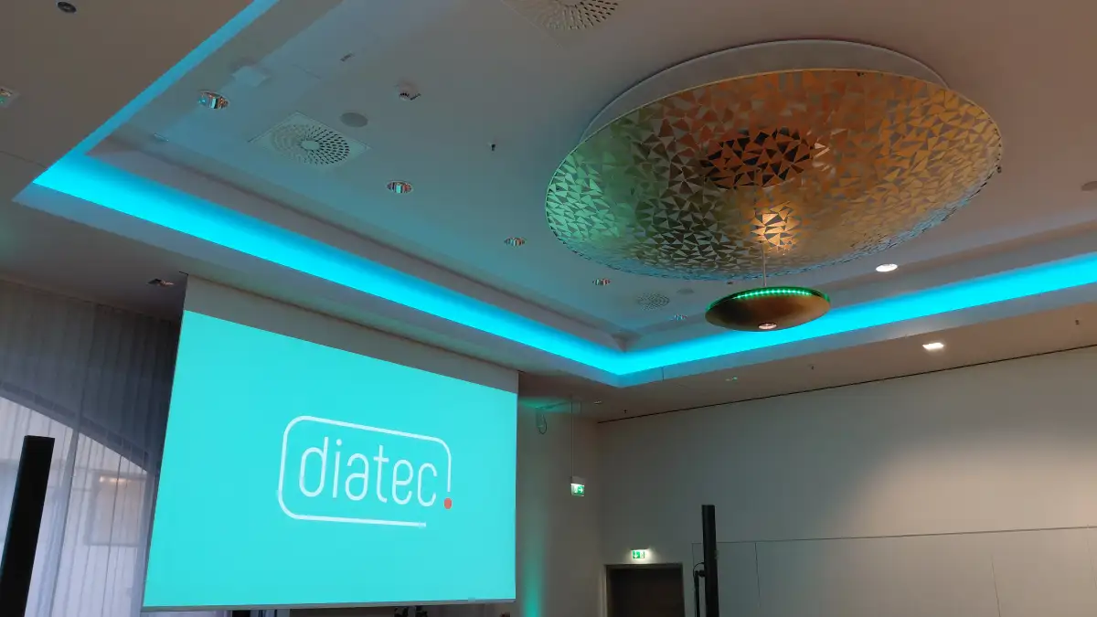 Veranstaltungsraum bei der diatec 2026