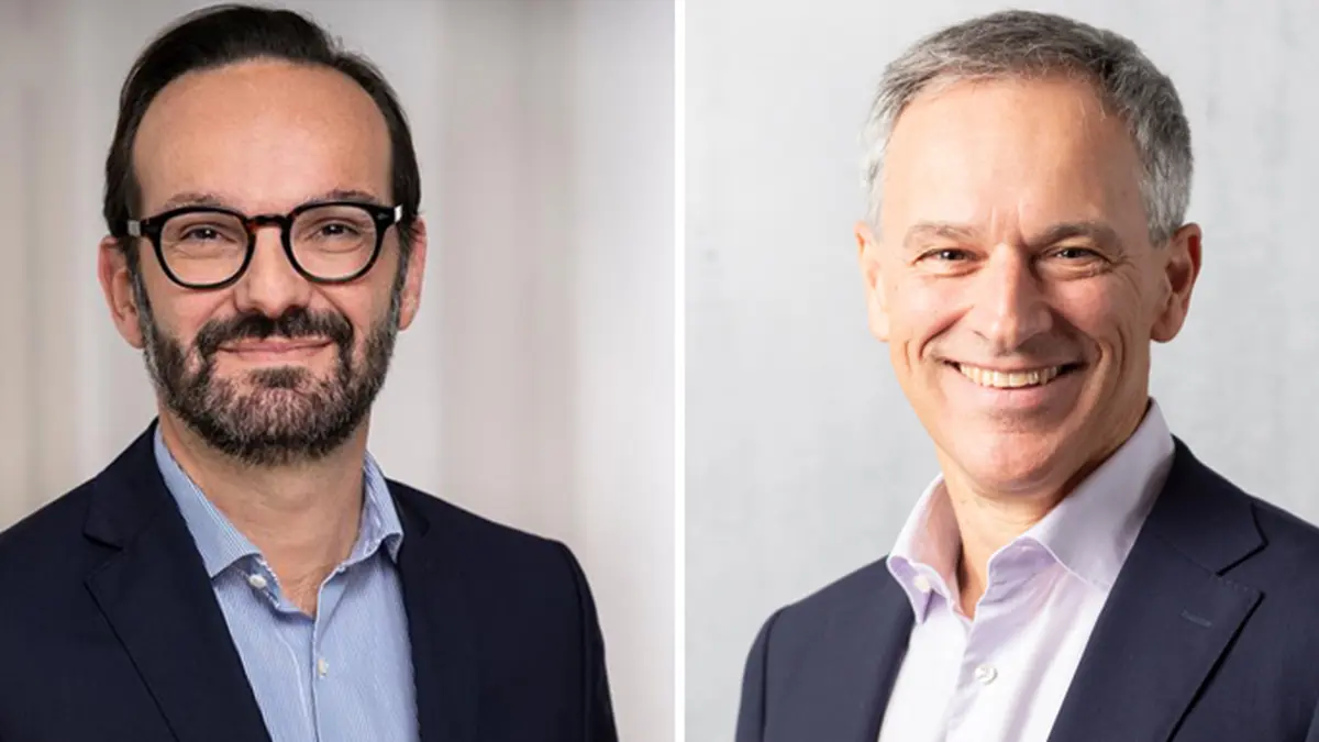 Benoit Creveau, Geschäftsführer Daiichi Sankyo Deutschland GmbH (links), und Dr. med. Mario Weiss, CEO GAIA (rechts), als Kooperationspartner