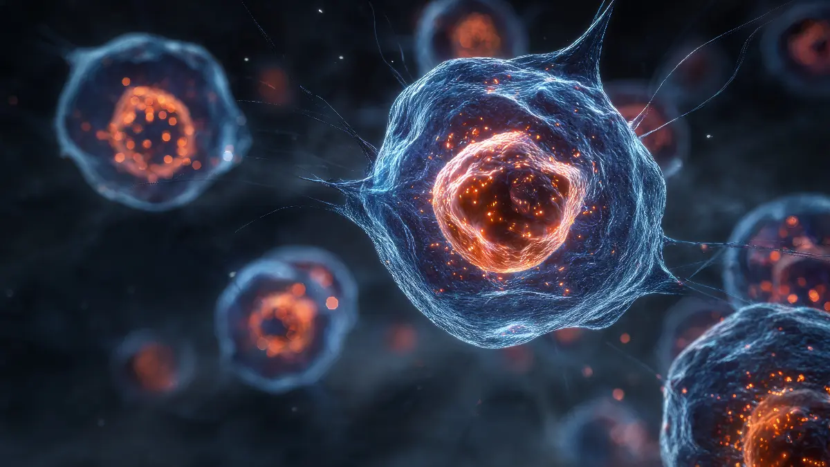 KI Visualisierung von Exosomen