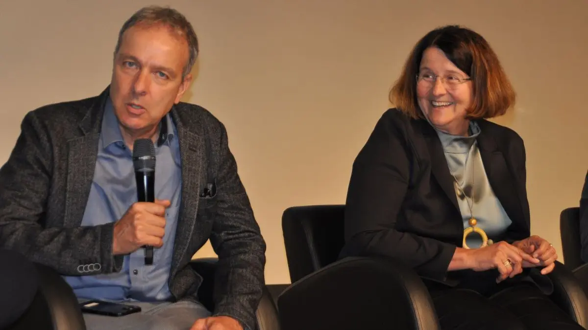 Eine Bestandsaufnahme der Kinderurologie vermittelten Prof. Anne-Karoline Ebert, Oberärztin und Leiterin der Sektion Kinderurologie am Universitätsklinikum Ulm, und Prof. Jörg Dötsch, Pädiater und Mitglied im Expertenrat Gesundheit und Residenz. © Runkel