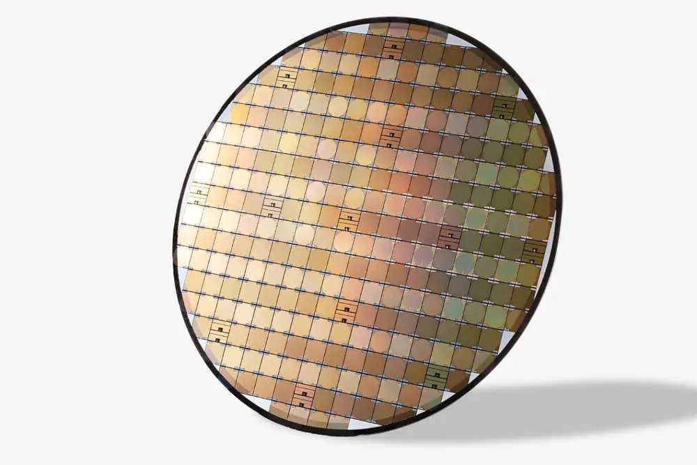 CMUT-Wafer des Fraunhofer IPMS. ©Fraunhofer IPMS